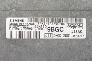 Ford Fiesta V (2002–2008) Motorsteuergerät 5S6112A650DC - 4