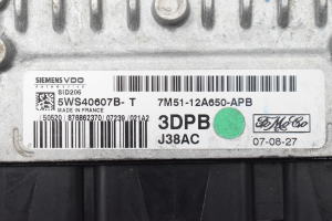 Ford Focus (2004–2011) Engine control unit 7M5112A650APB - 3