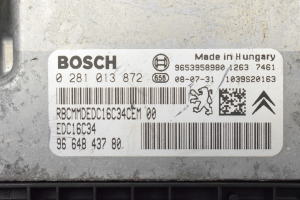Peugeot 308 (2007–2015) Motorsteuergerät 9664843780 - 2
