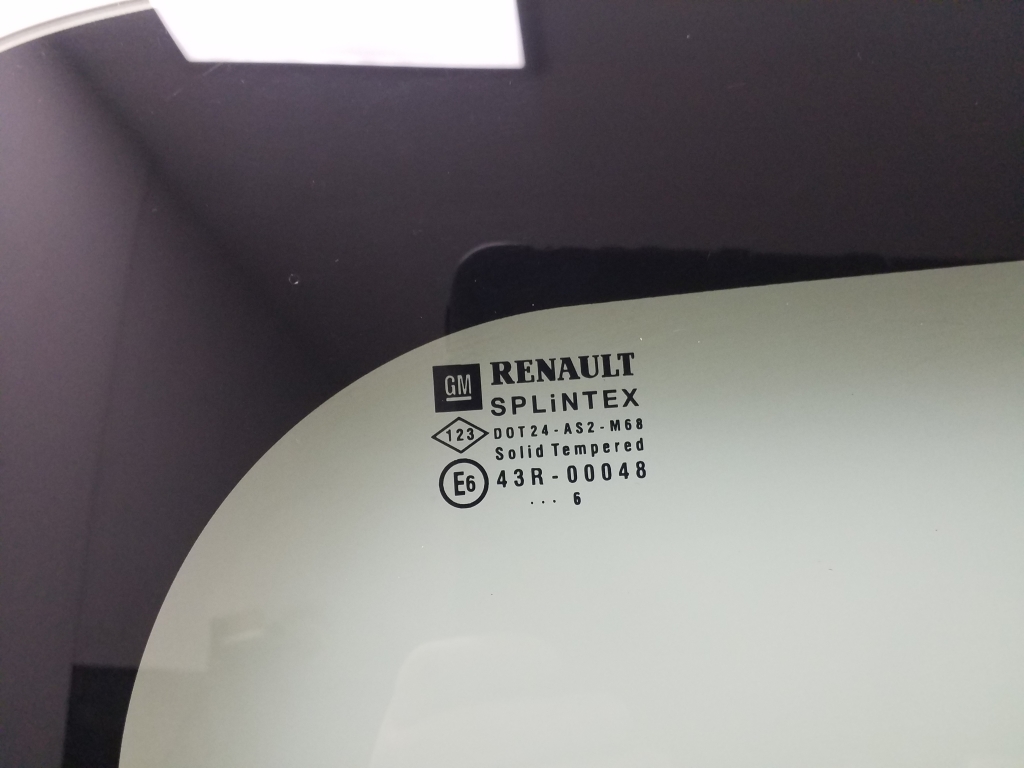 RENAULT Trafic 2 generation (2001-2015) Rear Left Door Glass 25063054