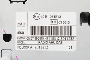 Ford Focus (2011–2018) Radio (head unit) CM5T18C815HJ - 2