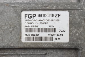 Opel Corsa C (2000–2006) Calculateur moteur 55194015ZF - 3