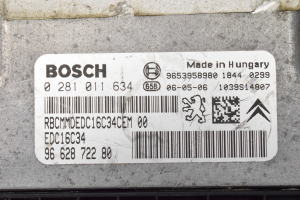 Peugeot 307 I (2000–2009) Motorsteuergerät 9662872280 - 4
