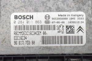 Peugeot 307 I (2000–2009) Motorsteuergerät 9661773380 - 3