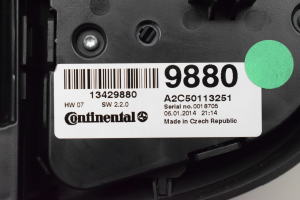 Opel Zafira C (2011–2026) Heater control panel 13429880 - 3