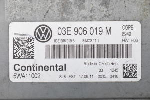 Volkswagen Polo V (2009–2017) Motorsteuergerät 03E906019M - 3