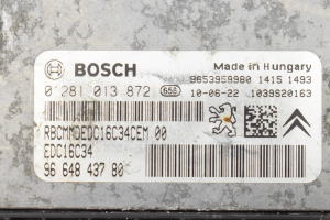 Peugeot 308 (2007–2015) Engine control unit 9664843780 - 2