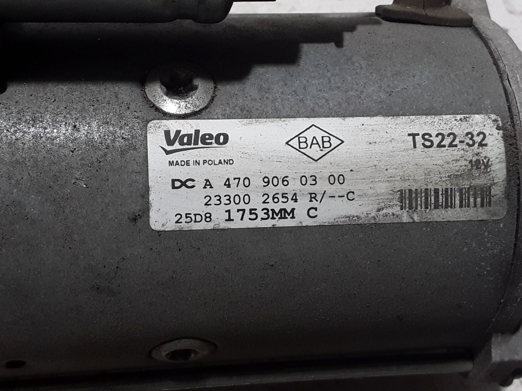 RENAULT Master Starter Motor 233002654R 22430636