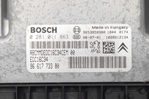 Peugeot 307 I (2000–2009) Engine control unit 9661773380 - 2