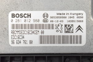 Citroen C4 Picasso (2007–2013) Motorsteuergerät 9663476180 - 4