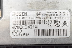 Peugeot 308 (2007–2015) Engine control unit 9664843780 - 2