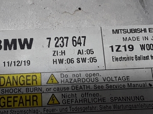BMW 5 SERIES F10 (2010–2017) Ksenoontulede juhtplokk 7237647 - 3