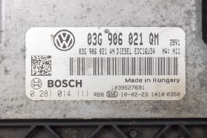 Skoda Superb (2008–2015) Motorsteuergerät 03G906021QM - 3
