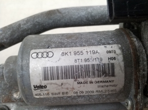 AUDI A4 B8 (2007–2016) Scheibenwischermechanismus vorne und seine Teile - 4