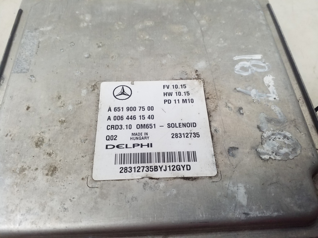 MERCEDES-BENZ C-Class W204/S204/C204 (2004-2015) Блок управления двигателем A6519007500 25063394