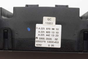 Mercedes Benz S-Class 221 (2005–2013) Heater control panel A2218709810 - 4