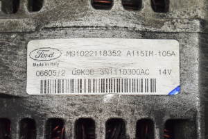 Ford Focus (2004–2011) Lichtmaschine 3N1110300AC - 3