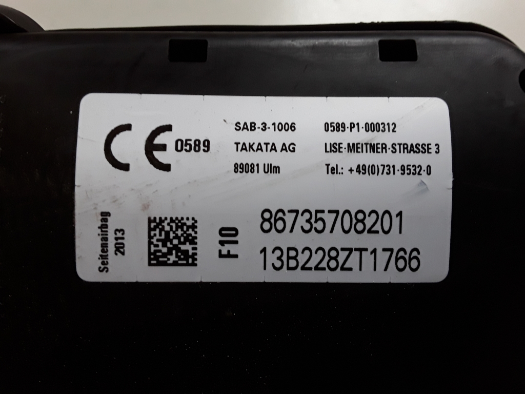 Used BMW 5 SERIES Front seat airbag 86735708201 