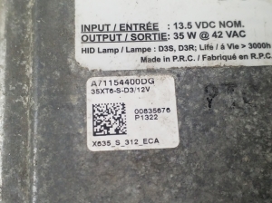 Hyundai ix35 (2009–2015) Xenon headlight control unit A71154400DG - 3