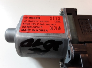 Hyundai i40 (2011–2026) Rear side door window regulator motor 834603Z010 - 2