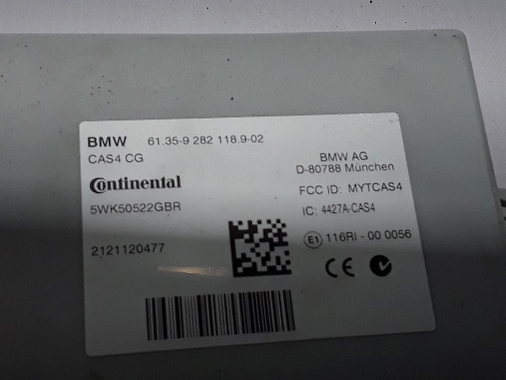 BMW 5 Series F10/F11 (2009-2017) Other Control Units 9282118 22430981