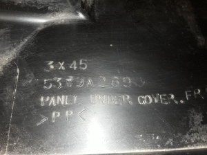 Mitsubishi ASX (2010–2026) Front underbody protection 539A269 - 2
