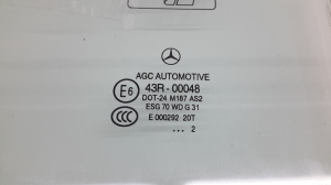 Mercedes Benz B-Class 246 (2011–2017) Aizmugurējo sānu durvju stikls A2467350310 - 2
