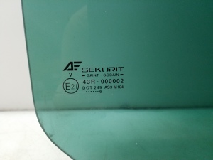 Volkswagen Sharan (1995–2010) Aizmugurējo sānu durvju stikls - 5