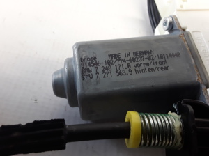 BMW 5 SERIES F11 (2010–2017) Priekšējo durvju logu pacēlājs 7248171 - 3