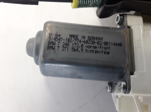 BMW 5 SERIES F11 (2010–2017) Priekšējo durvju logu pacēlājs 7248172 - 3