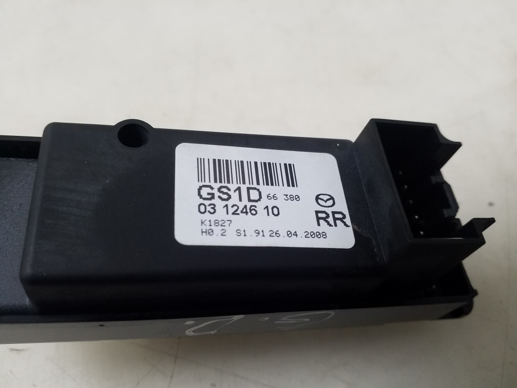 MAZDA 6 GH (2007-2013) Rear Right Door Window Control Switch GS1D66380 25064328