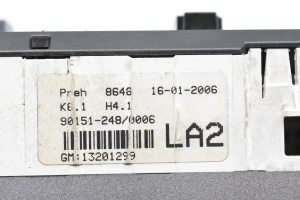 Opel Astra H (2004–2010) Heater control panel 13201299 - 3