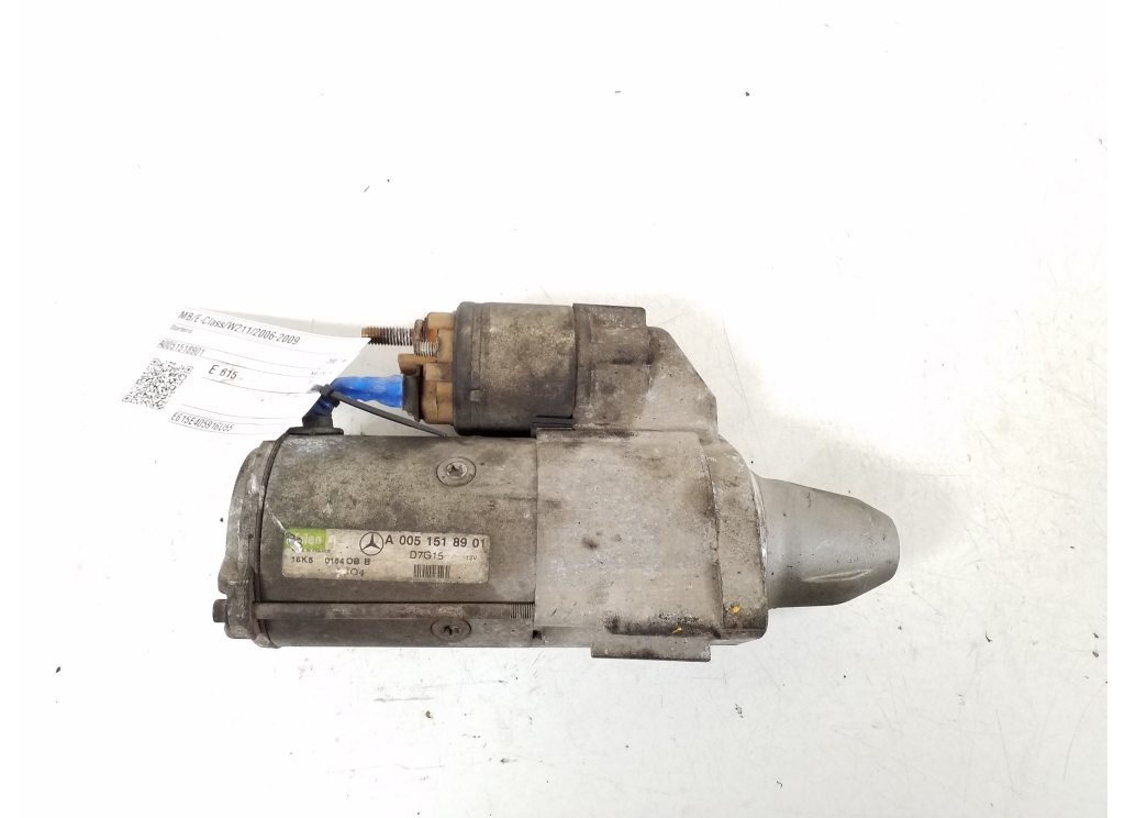 MERCEDES-BENZ E-Class W211/S211 (2002-2009) Starter auto A0051518901 21027327