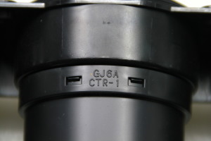 Mazda 6 (2002–2007) Salona paneļa ventilācijas restes GJ6ACTR1 - 3