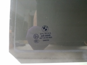 BMW 5 SERIES E61 (2004–2010) Rear side door glass - 4