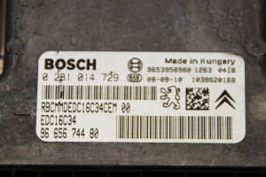 Citroen C4 Picasso (2007–2013) Motorsteuergerät 9665674480 - 4