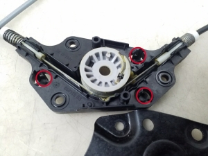 BMW 5 SERIES E61 (2004–2010) Front door window regulator 7034352 - 2