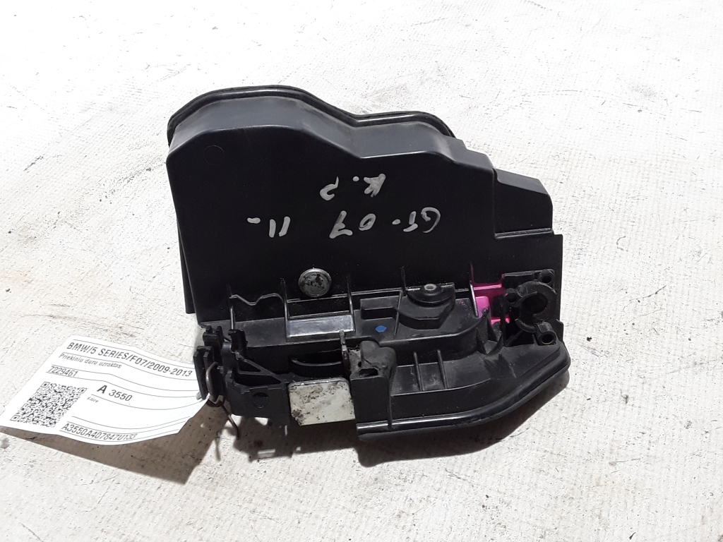 BMW 5 Series Gran Turismo F07 (2010-2017) Front Left Door Lock 7229461 22441549