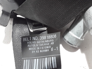 VOLVO V70 III (2007–2017) Tagumine turvavöö 39818808 - 3