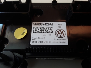 Volkswagen Passat B8 (2014–2023) Heater control panel 5G0907426AF - 2
