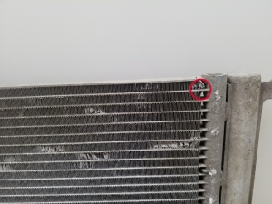 Volkswagen Polo V (2009–2017) A/C condenser 6R0820411H - 5