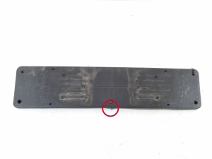  Front bumper number plate holder 