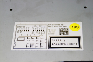 Skoda Superb (2008–2015) Radio (head unit) 3T0035161 - 2
