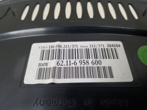 BMW 5 SERIES E61 (2004–2010) Instrument cluster 6958600 - 5