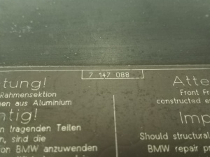 BMW 5 SERIES E61 (2004–2010) Schlossträger und seine Teile 7033741 - 3