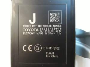 TOYOTA Yaris (2011–2020) Module de commande 897600D010 - 2