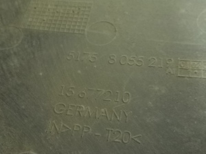 BMW 1 SERIES F20 (2010–2026) Rear underbody shield 8055219 - 6