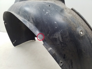 Opel Vectra C (2002–2008) Front wheel arch liner 13162370 - 5