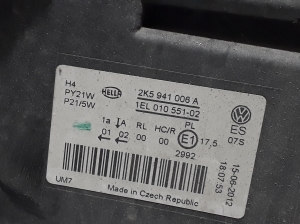 Volkswagen Caddy III (2004–2015) Scheinwerfer vorne 2K5941006A - 3