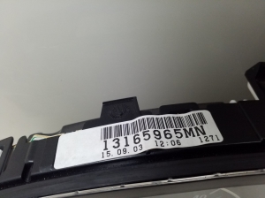 Opel Vectra C (2002–2008) Näidikuplokk 13165965 - 3